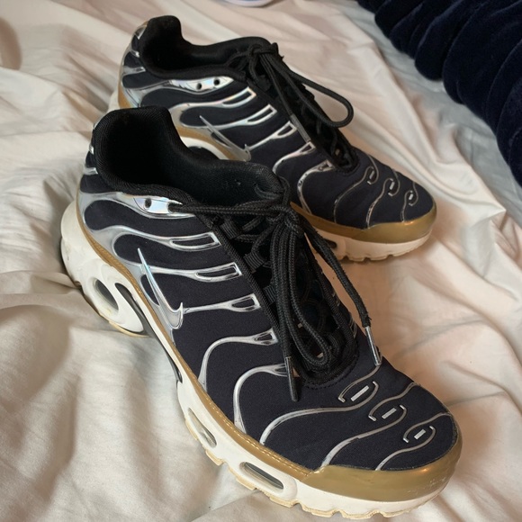Nike Shoes - NIKE WMNS Air Max Plus Black Gold sneakers